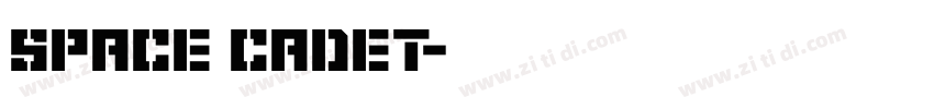 space cadet字体转换